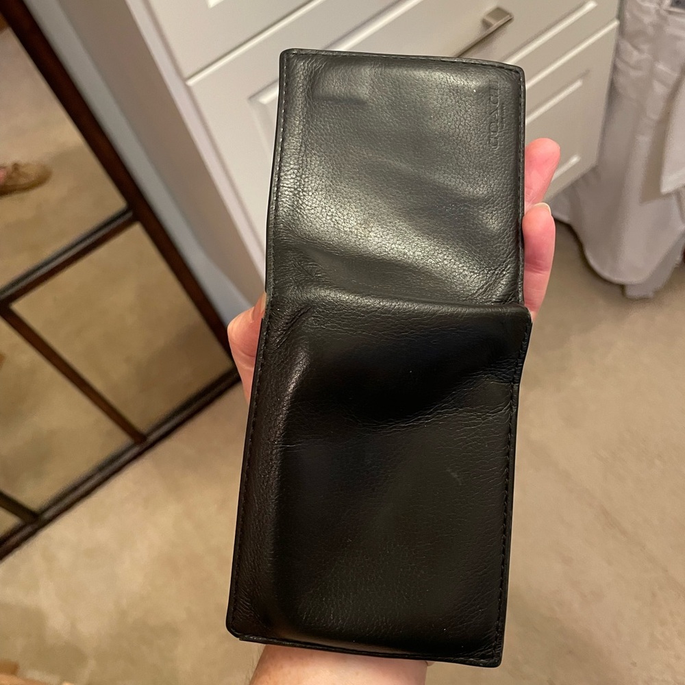 Coach Men’s Sport Calf Bifold Wallet - Picture 3 of 5